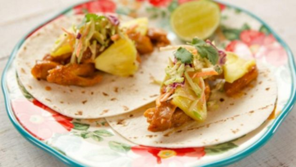 Pineapple Chicken Tacos & Lemon Garlic Chicken and Summer Vegetable Pasta