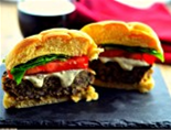 Black Bean Burgers & Kerala Bindi (Okra) Masala