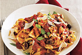 Chicken Puttanesca Pasta