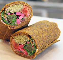 Quinoa Falafel Wraps