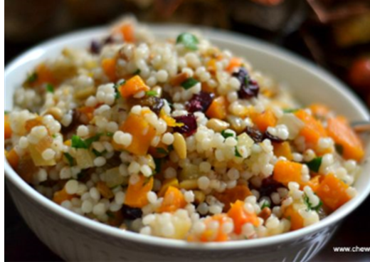 Israeli Couscous w/ Roasted Butternut Squash
