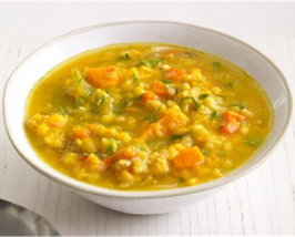 Lentil Soup w/ Ciabatta Rolls & Israeli Couscous w/ Roasted Butternut Squash